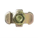 ProPlus Dubbele stud fitting voor bindrail - 3/8 inch bout - 30 x 42 x 26 mm