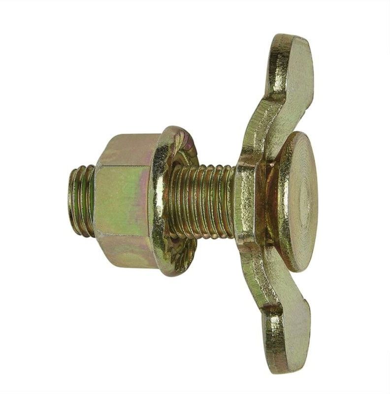 ProPlus Dubbele stud fitting voor bindrail - 3/8 inch bout - 30 x 42 x 26 mm
