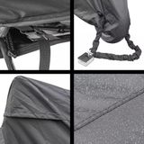 ProPlus - Beschermhoes Scooter - Waterdicht - 100% Polyester - Zwart