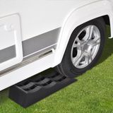 ProPlus - Oprijblokken - Zwart - Set van 2 - Maximaal 5 ton - Drie Niveaus