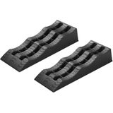 ProPlus - Oprijblokken - Zwart - Set van 2 - Maximaal 5 ton - Drie Niveaus