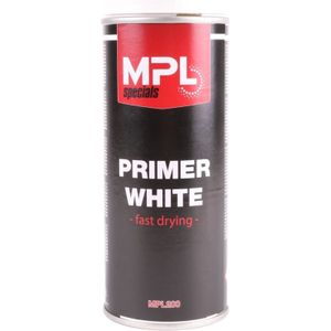 MPL Verf Spuitbus - Spuitlak - Wit - 400 ml - Sneldrogend - Primer