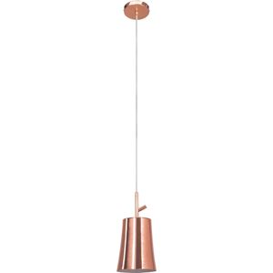 TooLight APP1036-1CP Hanglamp - E27 - Ø 13 cm - Rosé Goud