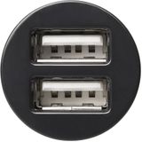 Pro Plus Mini Autolader - USB Lader - 2 Weg - 12 Volt en 24 Volt - 2100mA - blister