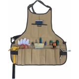 Benson Gereedschapschort - Canvas - 14 vakken - 61 x 60 cm - Bruin