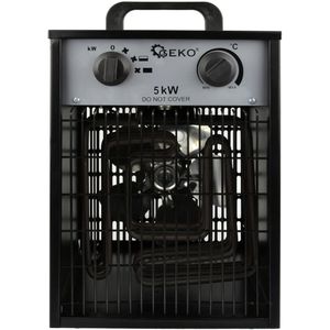 GEKO Industriële ventilatorkachel - 3 warmtestanden - 5kW - IPX4 - Geïntegreerde thermostaat