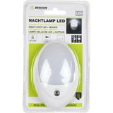 Benson - LED Nachtlamp - 4 LED's - 20 Lumen - 6500K - 80x80x35 mm