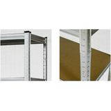 Benson Grote stellingkast - robuust - verstelbare planken - 180x90x40 cm - 175 kg per plank