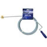 GEKO - Drain Auger - 6mm x 3m - Flexibele Ontstopper - Borsteluiteinde