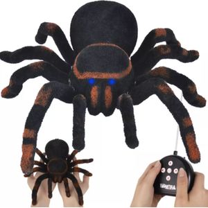 Ruhhy Afstandsbedienbare Spin - Realistische Tarantula met LED-ogen en Bewegende Poten