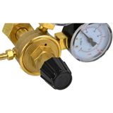 GEKO - Argon/Mix Drukregelaar - 2 Manometers - Hoge Capaciteit