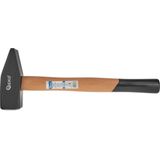 GEKO - Machinist Hamer - 2000g - Houten Handvat - Hoogwaardig Koolstofstaal