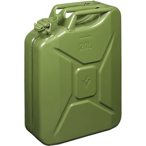 Pro Plus Jerrycan 20 liter - Metaal - Groen - UN- en TÜV/GS Gekeurd