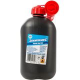 Silverline Plastic Brandstof Jerrycan - 5 liter - Zwart