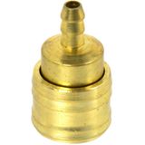 GEKO Koppeling voor luchtslang - 8 mm - Messing vernikkeld - Max. 16 bar