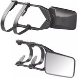 ProPlus - Caravanspiegel Basic - Universeel - Vlak Glas - Verstelbare Beugels