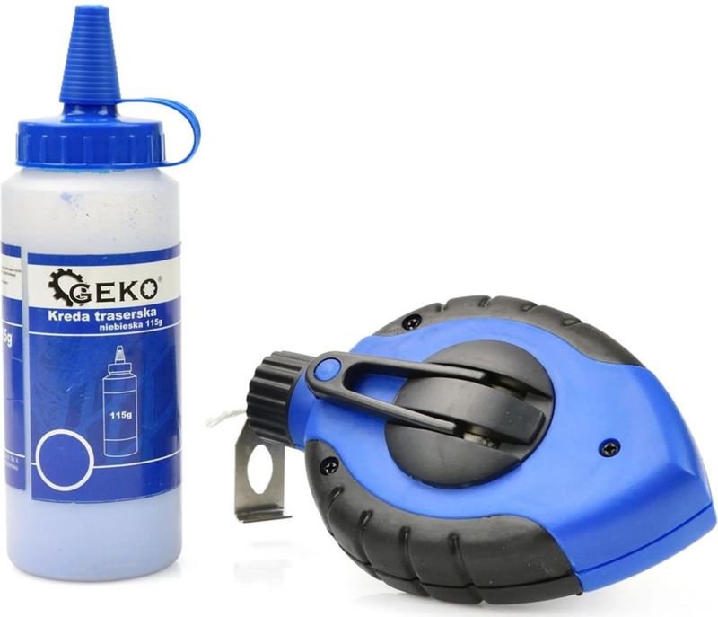GEKO Snoer met blauwe krijtpoeder - 30m - Duurzaam en veelzijdig