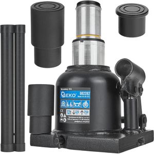 GEKO - Hydraulische Fleskrik - Laag Profiel - 12T - Tweestapsysteem - Compact Ontwerp