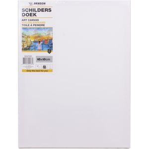 Benson Schilderdoek - Schilderen - Canvas - 60 x 80 cm - Wit