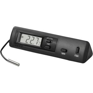 Pro Plus Thermometer - Auto Temperatuur - Indoor/Outdoor - Zwart