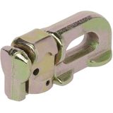 ProPlus Stud fitting voor bindrail - dubbel - hoge trekkracht - ISO gecertificeerd - 62 x 27 x 18,5 mm