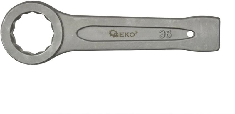 GEKO - Ringsteeksleutel - 36mm - Slagvast - Chroom-vanadium - Zware Klussen