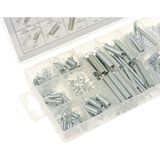 Klusaccessoires - 200pcs Veren Assortiment - Staal - Zink Coating