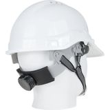 GEKO Verstelbare veiligheidshelm - HDPE - Wit - 53-62 cm - Weerbestendig
