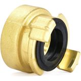 GEKO Messing klauwkoppeling - interne draad 32 mm - oliebestendige afdichting