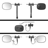 ProPlus - Caravanspiegel - Convex Glas - Universeel - 41 x 14 x 19 cm - Breder Zichtveld en Veilig Rijden