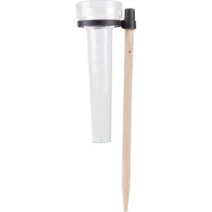 Benson Regenmeter/Neerslagmeter Glas Op Een Stok Kunststof/Hout 36 cm