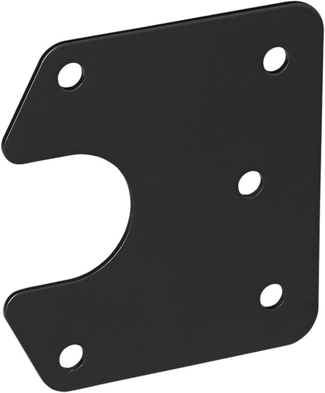 Pro Plus Stekkerdooshouder - Metaal - 9.4 x 8.7 cm - Zwart - Geschikt voor 7 en 13 Polige Stekkerdoos