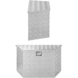 ProPlus - Aluminium Gereedschapskist - 830/540 x 360 x H490 mm - Incl. RVS Slot en Sleutels