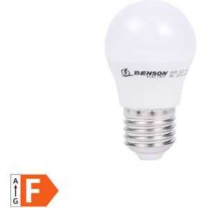 Benson Dimbare LED Lamp - 9 Watt - Warmwit 3000K - E27 - Bol Wit - 230 Volt