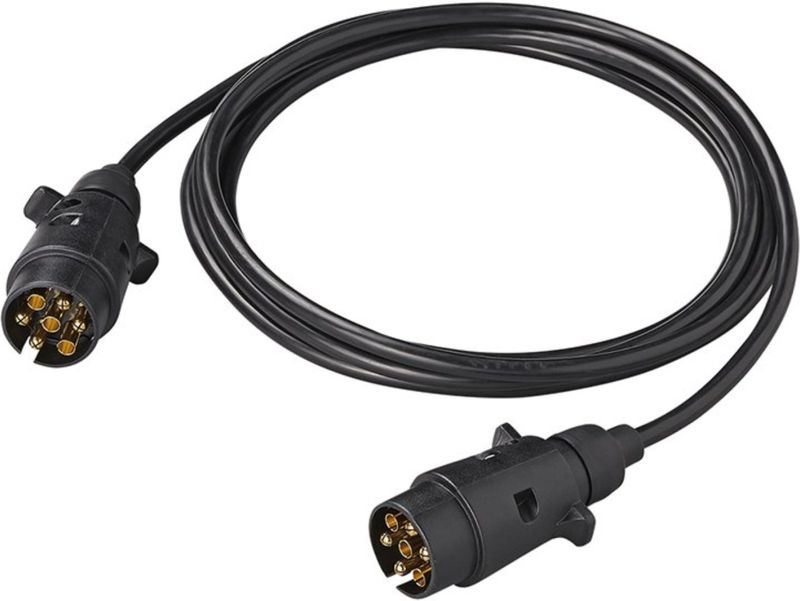 Pro Plus Verlengkabel - 3 meter met 2 x 7 Polige Stekker - PVC