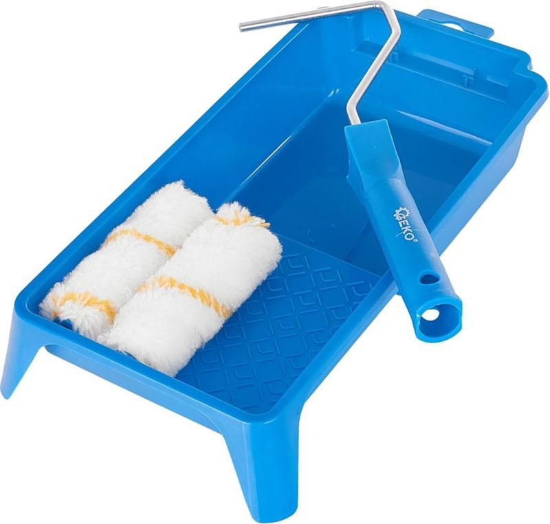 GEKO Verfset - Polyacryl - Gouden Draad - 4-delig - Voor Gladde Oppervlakken