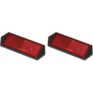 Pro Plus Reflector met Schroefbevestiging - 104 x 40 mm - Rood - 2 stuks