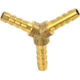 GEKO - Pneumatisch T-stuk - 8 mm - Messing - 39 mm lang