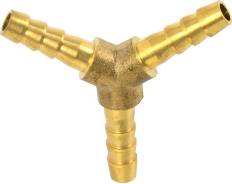 GEKO - Pneumatisch T-stuk - 8 mm - Messing - 39 mm lang