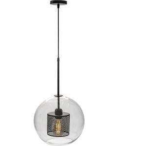 TooLight Hanglamp APP557-1CP - E27 - Ø20 cm - Zwart