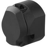 Pro Plus Stekkerdoos - 13 Polig - PVC - Type Jaeger met Micro Switch - Zwart