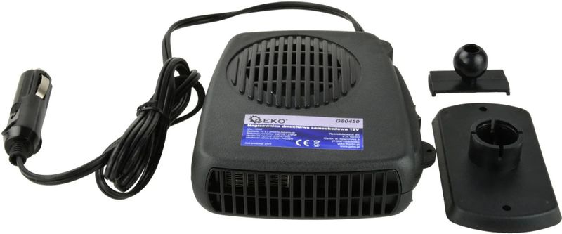 GEKO - Auto Ventilator - Verwarming & Koeling - 150W - 12V - Compact Ontwerp