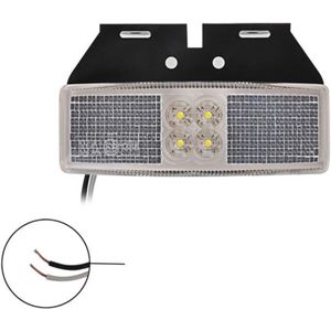 Pro Plus Markeringslamp - Contourverlichting met Houder - 110 x 40 mm - 12 en 24 Volt - LED - Wit