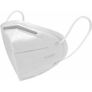 Anysound 4-laags FFP2 medische mondmaskers - wit - 10 stuks - met neusclip