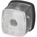 Pro Plus Markeringslamp - Zijlamp - Contourverlichting - Wit - 65 x 60 mm - Reflector - blister