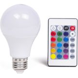 LED Lamp - Multicolor - 5 Watt - E27 - Inclusief Afstandsbediening