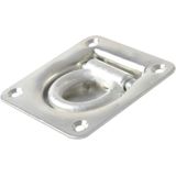 Pro Plus Sjoroog met Dekring Enkel en Veer- Inbouw 20 mm - 100 x 95 mm - Staal