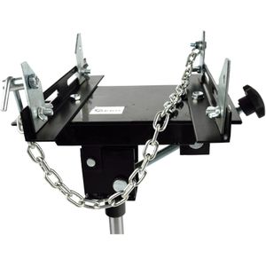 GEKO Transmissiekrikadapter - 600 kg - Veiligheidsketting - Kantelbaar 35° voor/achter