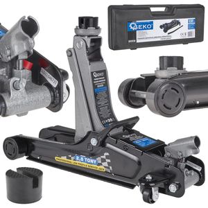 GEKO - Hydraulische Krik - 2,5 Ton - Laag Profiel - Stabiel en Robuust