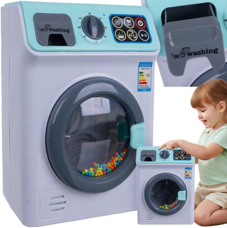 Ruhhy Interactieve speelgoedwasmachine voor kinderen – met licht, geluid en draaiende trommel